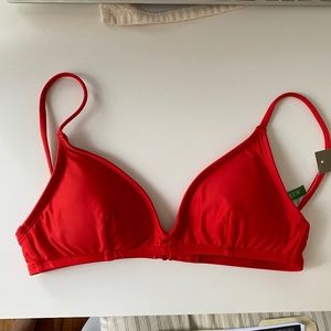 NWT J. Crew French Bikini Top XS